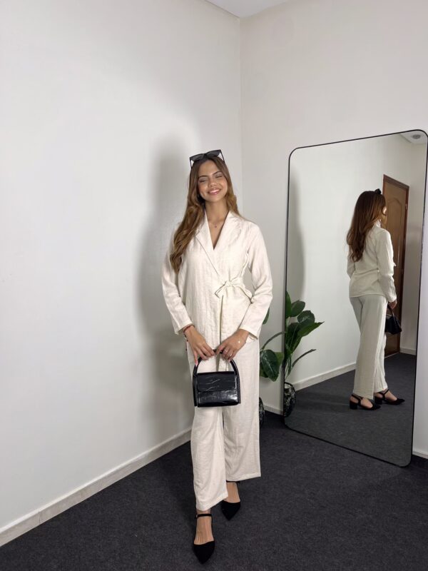 Ensemble classe en lin – Image 4